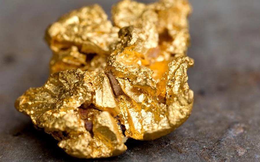 tesouro, ouro, detector