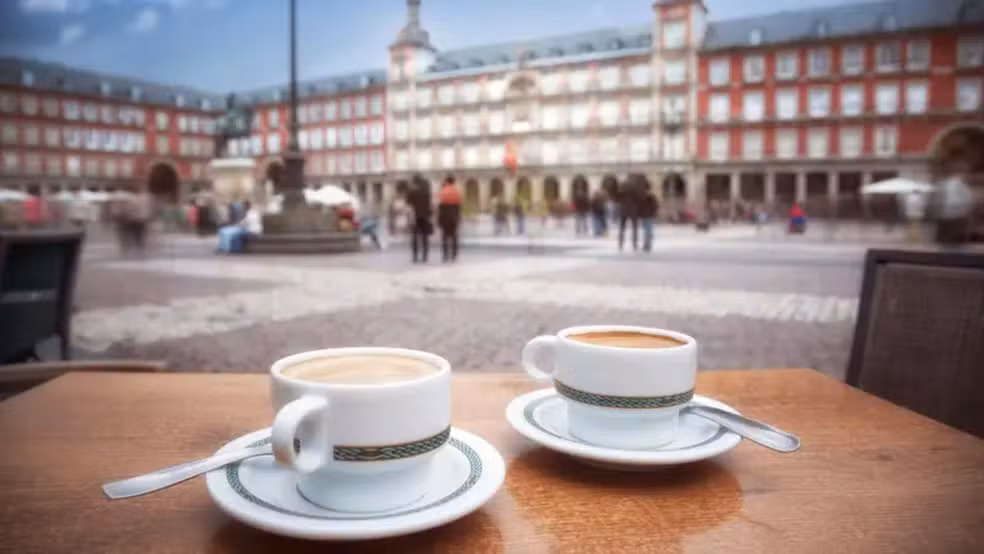 café, tempo, dinheiro